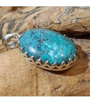 Pendentif Tara-Shilpa – Argent 925 & Turquoise