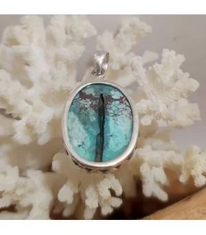 Pendentif Tara-Shilpa – Argent 925 & Turquoise