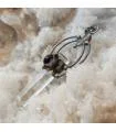pendentif argent cristal améthyste pendule
