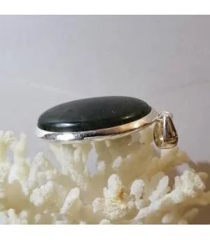 Pendentif Nila-Kanta – Argent 925 & Labradorite bleue