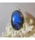 Pendentif Nila-Kanta – Argent 925 & Labradorite bleue