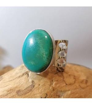Bague Pavan-Mukti – Argent 925 & Turquoise