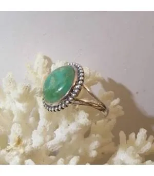 Bague Shyama-Mudra – Argent 925 & Turquoise