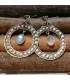 Boucles d’oreilles Shashi-Vana – Argent 925 & Pierre de Lune