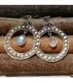 Boucles d’oreilles Shashi-Vana – Argent 925 & Pierre de Lune