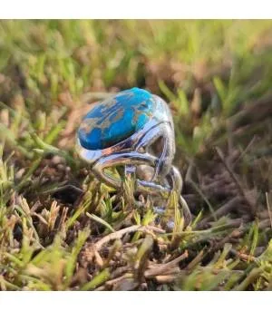 Bague Vardhana-Pahal – Argent 925 & Turquoise