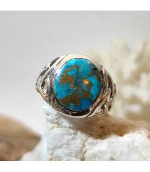 Bague Vardhana-Pahal – Argent 925 & Turquoise