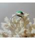 Bague vintage en argent et pierre naturelle de turquoise Mohave.