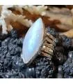 Bague Chandra-Mati – Argent 925 & Pierre de Lune