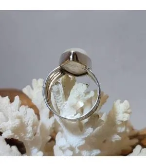 Bague Chandra-Mati – Argent 925 & Pierre de Lune