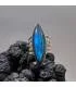 Bague Nila-Ratri – Argent 925 & Labradorite Bleue