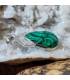 Pendentif arabesque argent bijou ethnique pierre naturelle malachite.