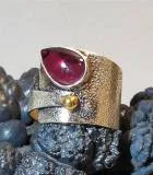 Bagues argent ajustables