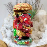 Ganesh bois rouge